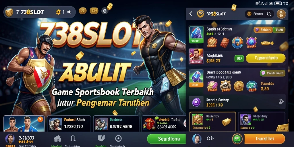Tampilan permainan 738SLOT yang menarik dan interaktif untuk taruhan olahraga.