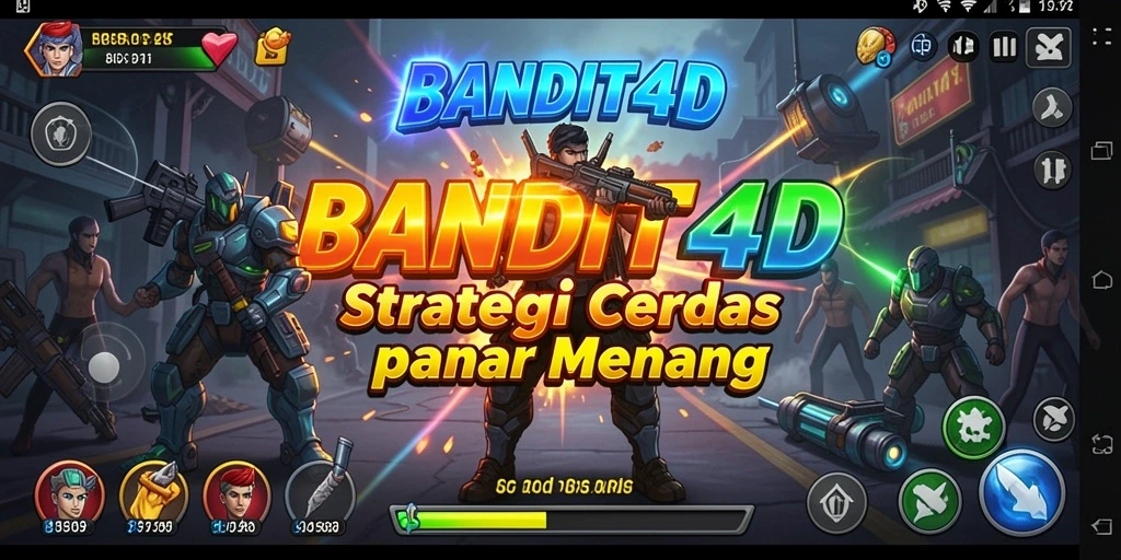 Tampilan menarik dari pertempuran strategis BANDIT4D.