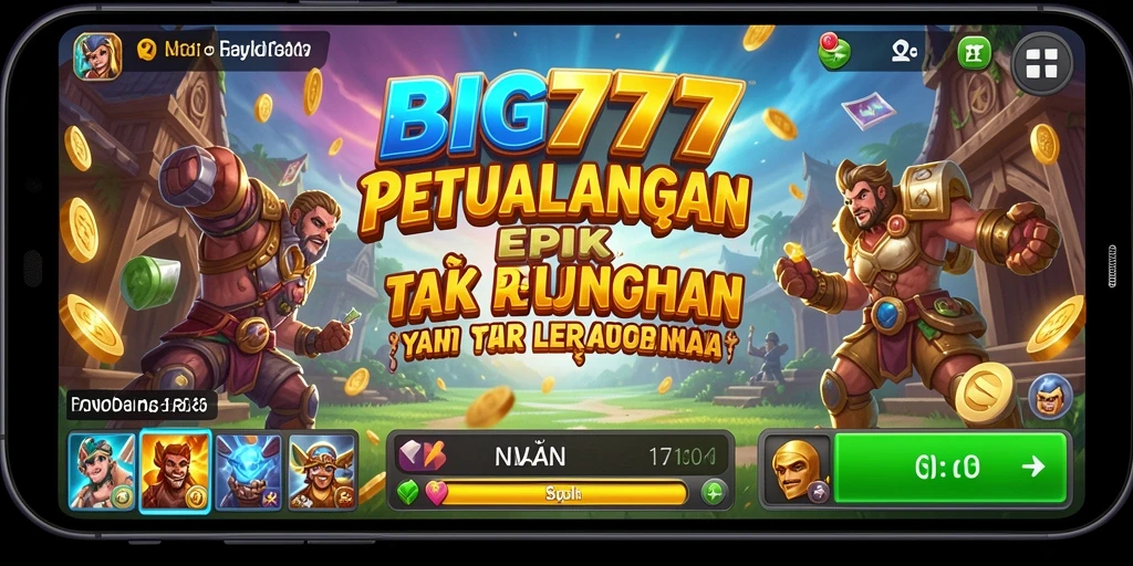 Tampilan gameplay BIG777 yang menakjubkan dalam petualangan epik.