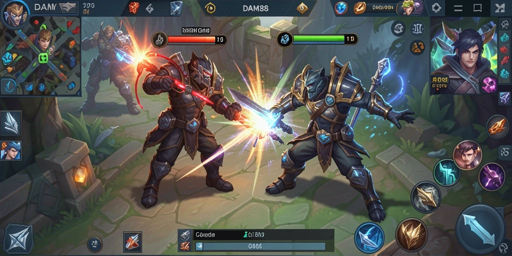 Gameplay seru dengan pertarungan tim di DAM88.