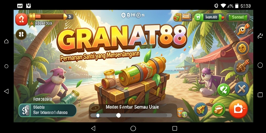 Tampilan gameplay seru dan menghibur dari GRANAT88.