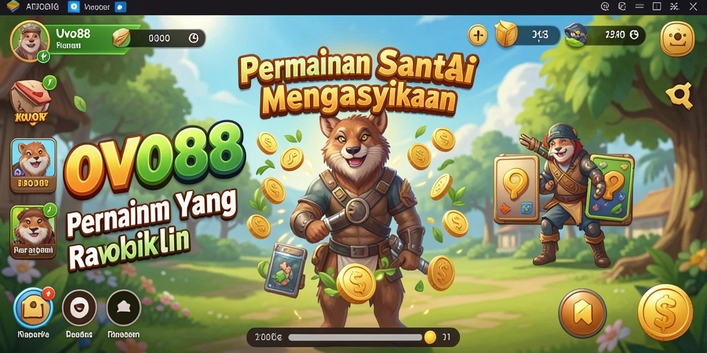 Tampilan gameplay OVO88 yang seru dan menghibur