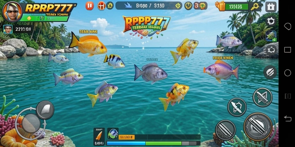 Tampilan gameplay RPRP777 yang menarik dan penuh aksi Tembak Ikan.