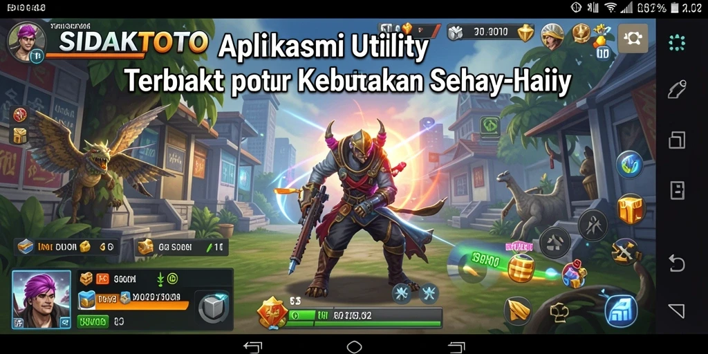 Tampilan utama SIDAKTOTO memudahkan pengguna mengakses semua fitur.