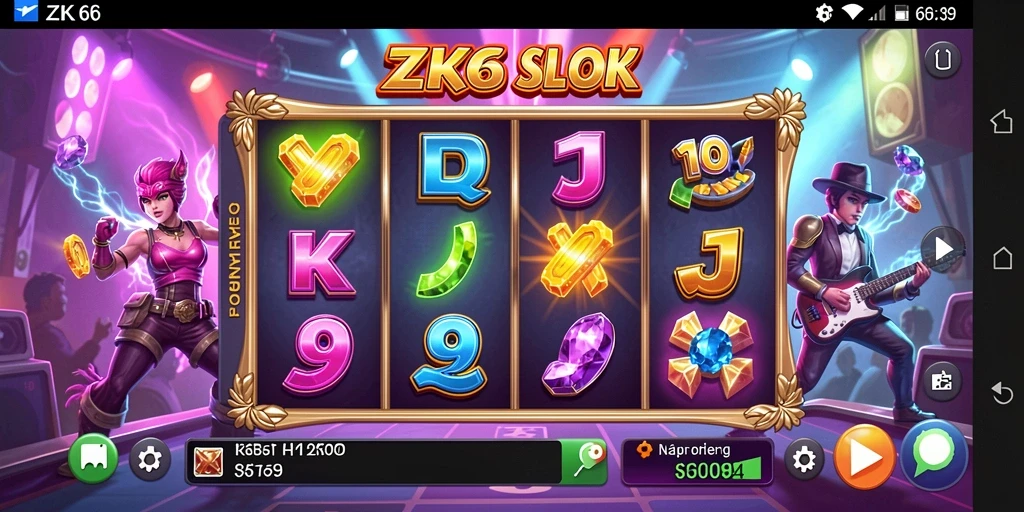 Tampilan gameplay ZK6 yang memukau dan mengasyikkan.